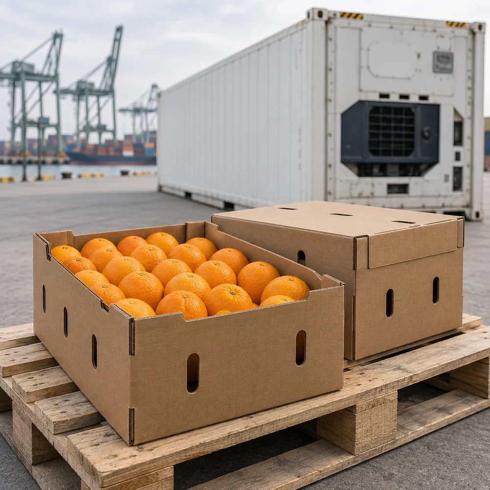 Illustrative export cartons