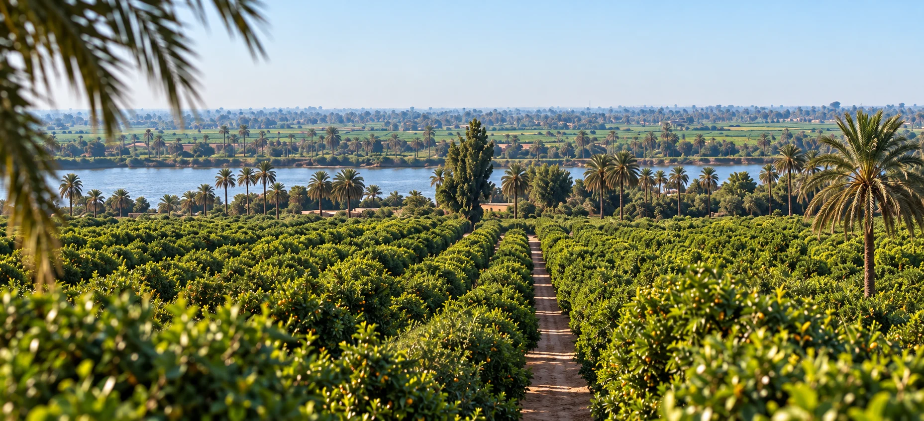 Illustrative citrus orchard